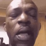 black mf crying GIF Template