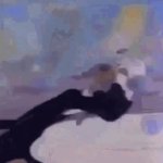 horny wolf GIF Template