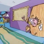 Eddy bust through door