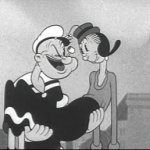 Popeye and olive owl