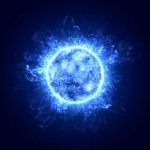 Blue orb