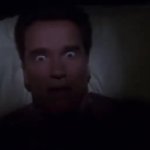 jingle all the way arnold schwarzenegger shocked bed GIF Template