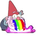 Rainbow Puke transparent