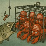 Maga take the fish