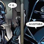 Darth Vader Acceptable
