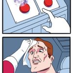 Unicorn or Unicorn | image tagged in memes,two buttons | made w/ Imgflip meme maker