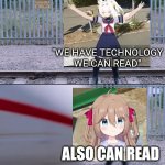 AI can read better than your brain | "VEDAL, WE STILL HAVE A PURPOSE"; "WE HAVE TECHNOLOGY
WE CAN READ"; ALSO CAN READ | image tagged in spiderman getting hit by a plane,artificial intelligence,vtuber | made w/ Imgflip meme maker