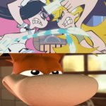Rayman Spectateing a fight