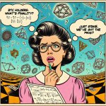Meme: Confused math lady  Caption: “BTC holders: What’s finality