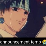 OC announcement temp