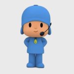 Pocoyo the Headphone Mic | image tagged in pocoyo - white | made w/ Imgflip meme maker