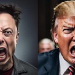 Angry Elon Angry Trump