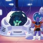 Vegeta healing pod