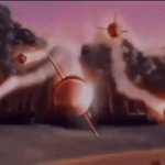 Gru dodging rockets