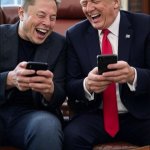Musk and Trump having fun
