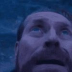 william dafoe looking up GIF Template
