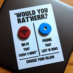WiFi or battery