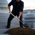 Dan Bongino shoveling shit