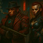 Maelstrom Capone and his wife