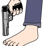 Shoot yourself in the foot