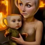 The Plane is Going Down | image tagged in coffee,surreal,memes,plane crash,mother,psychology | made w/ Imgflip meme maker
