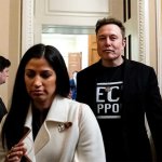 Elon Musk and Katie Miller (Mrs. Stephen Miller) Trump MAGA