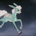 blue horse
