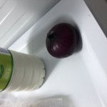 Onion in my aunts fridge