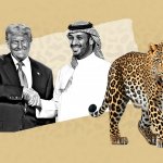 Trump leopard handshake meme