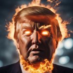 Trump is showing off to exert power that's getting away from him meme