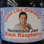 Teste like grandma homemade jam black rasberry