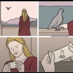 pigeon love snap