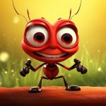 Smiling ant