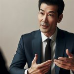 Guy talking