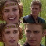 Star Wars Padme flipped