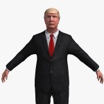 Donald Trump 3D Model