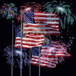 4th of July Flags