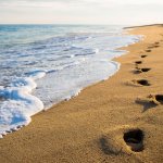 Footprints in the sand