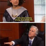 Never done anything wrong