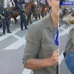 Trump's forces shoot reporter meme