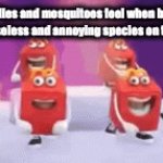 title | How flies and mosquitoes feel when being the most useless and annoying species on the planet: | image tagged in gifs,mcdonalds,nature | made w/ Imgflip video-to-gif maker