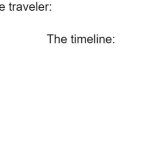 Time Traveler Moves A Chair