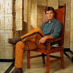 Firefly Captain Mal Reynolds on a Chair