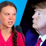 Greta Thunberg and Donald Trump