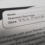 date on paper