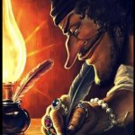Blackbeard fire writing
