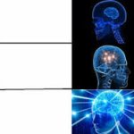 3 Brain Meme Template