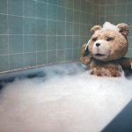 ted bear bath