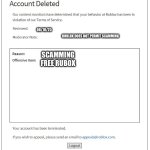 Banned from roblox for free RUBOX | 06/10/25; ROBLOX DOES NOT PERMIT SCAMMING; SCAMMING
FREE RUBOX | image tagged in banned from roblox | made w/ Imgflip meme maker