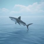 ai gif of a shark doing the macarena GIF Template